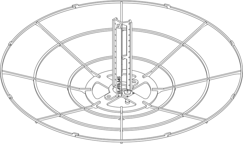2.4 GHz helicone antenna